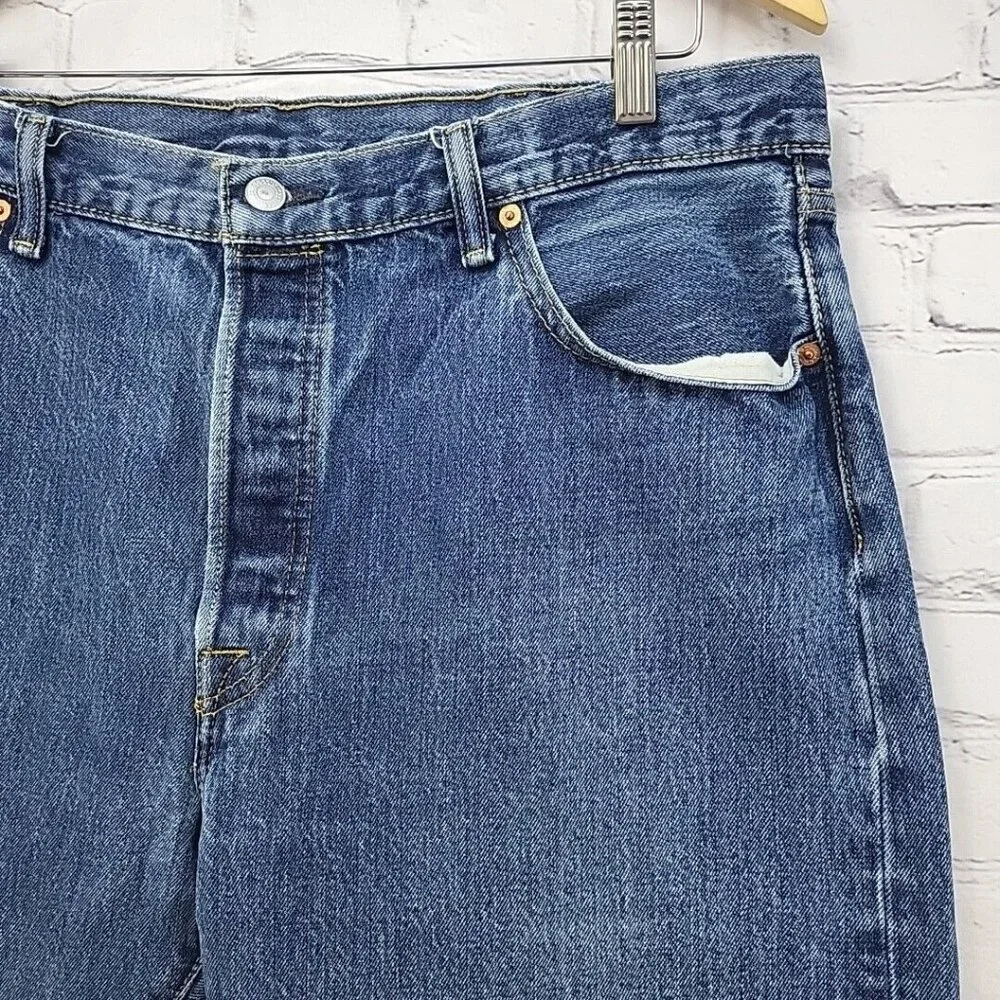 Levi’s 501xx Jeans Mens W40 L32 Straight Leg‎ Cowboy Button-Fly